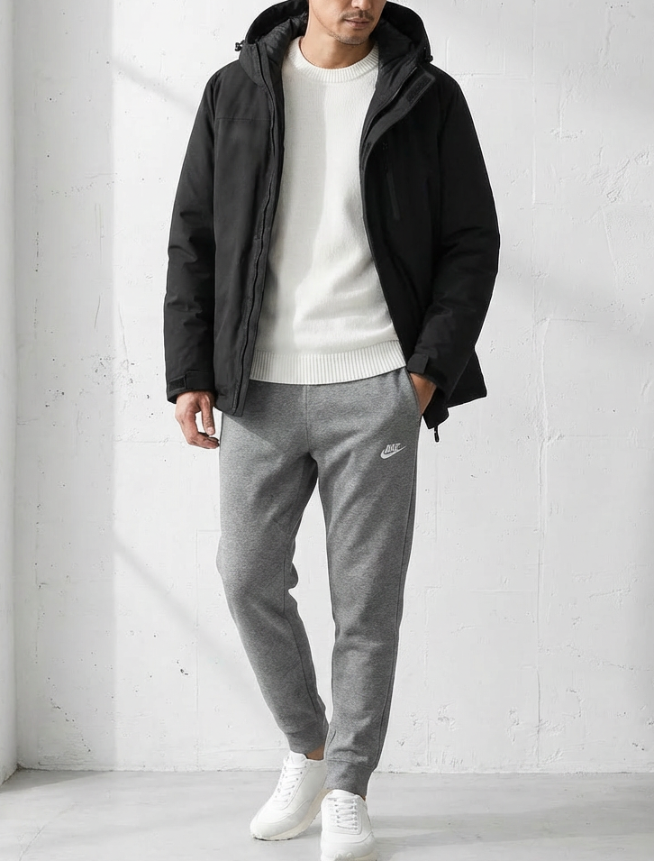 Silver Ion Thermal Reflect Hooded Jacket｜BM-O-134