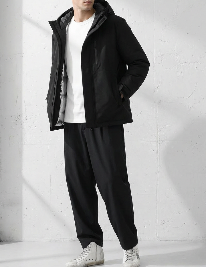 Silver Ion Thermal Reflect Hooded Jacket｜BM-O-134