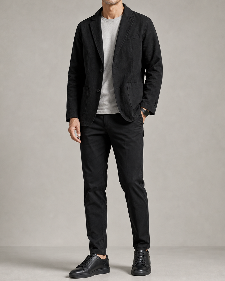Premium Ramie Tailored Casual Jacket｜BM-T-165