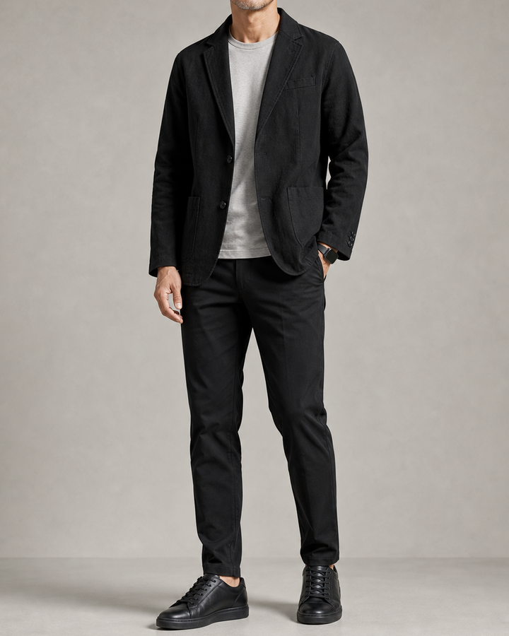 Premium Ramie Tailored Casual Jacket｜BM-T-165