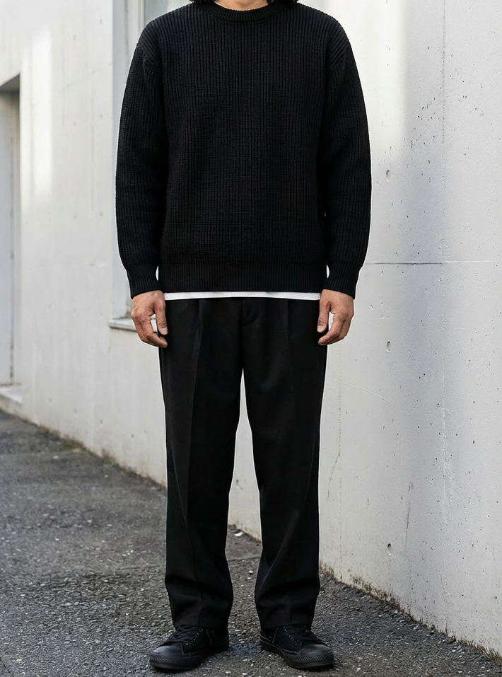 Round Neck Knit Casual Luxe Edition｜BM-T-135