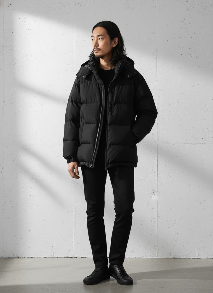 White Duck Insulated Down Coat｜BM-O-119