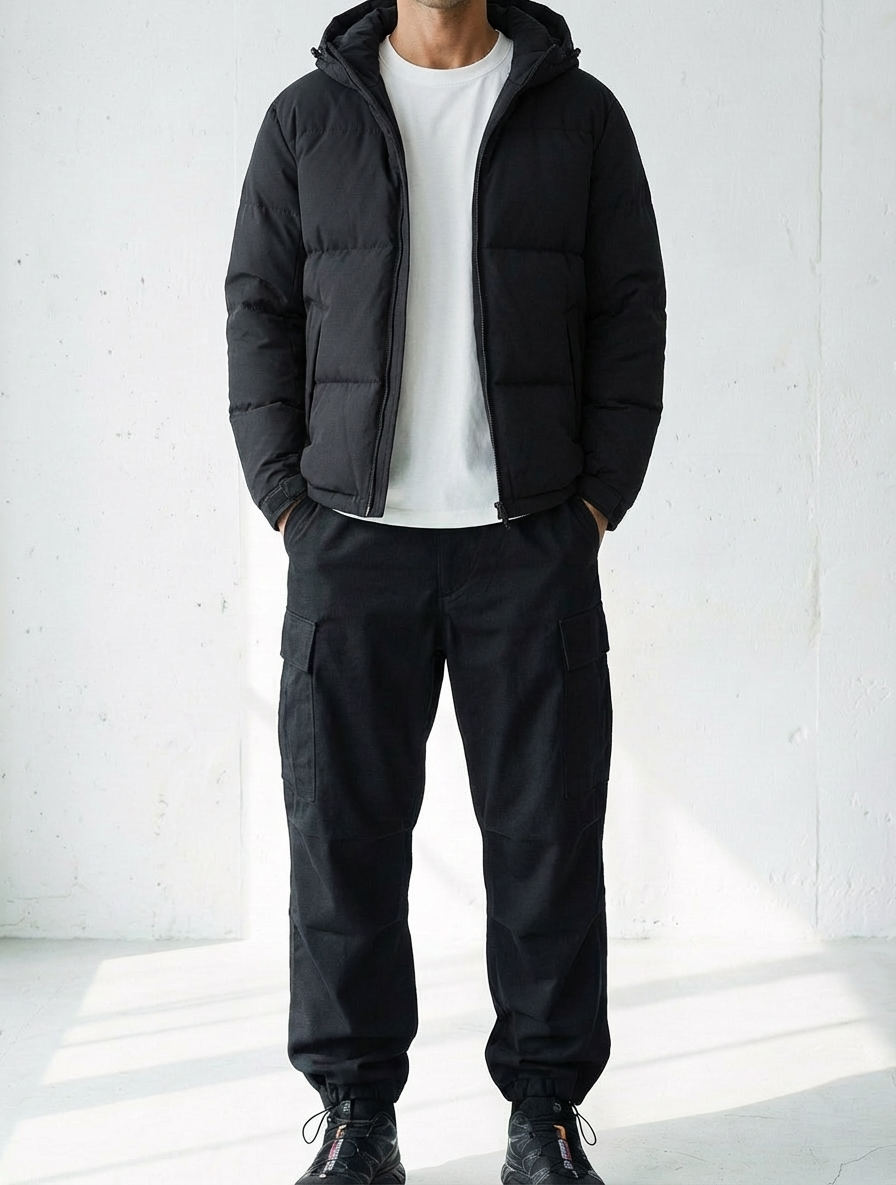 Hooded Design Down Jacket ｜BM-O-131