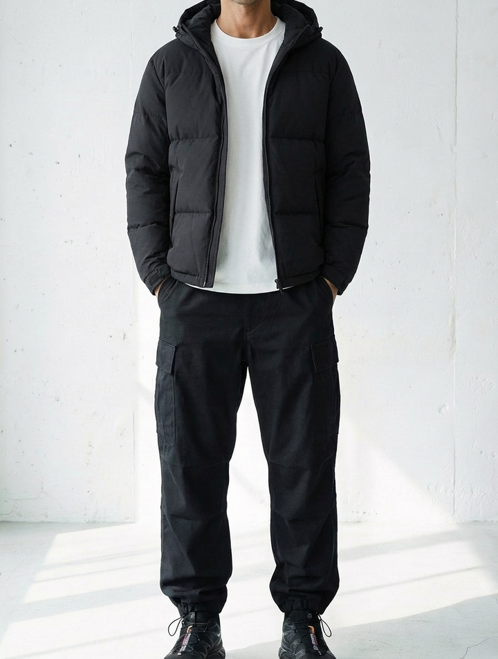 Hooded Design Down Jacket ｜BM-O-131
