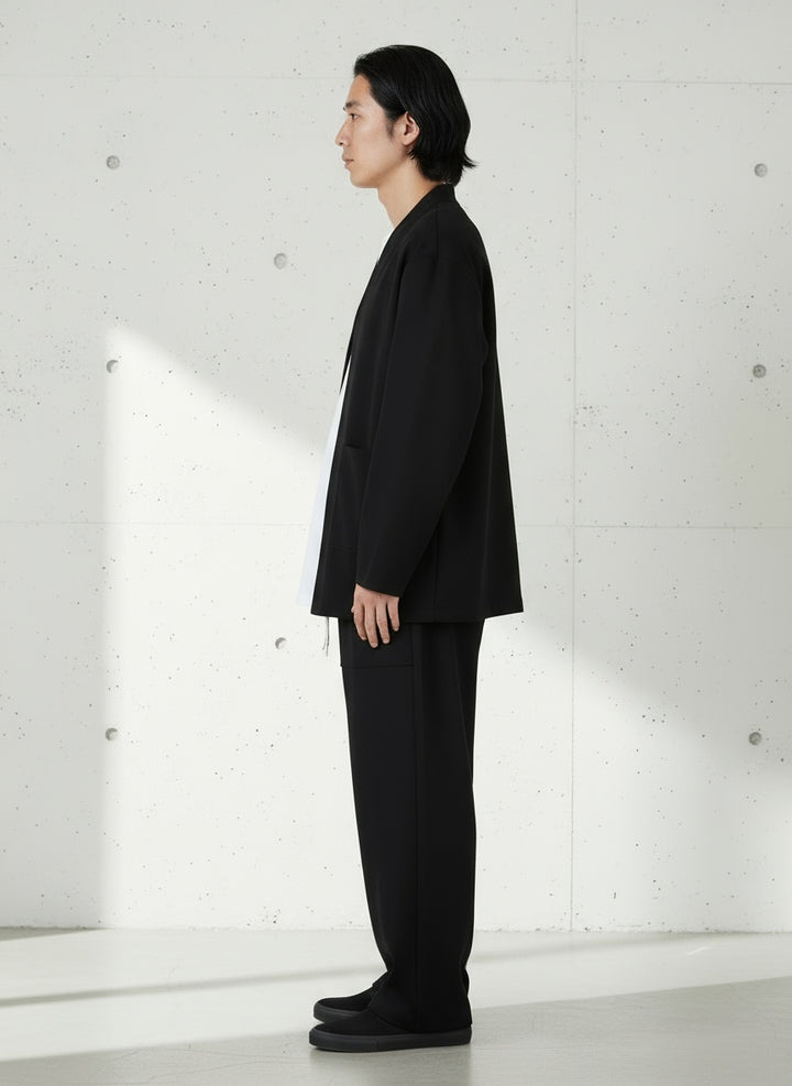 Faux Suede Casual Suit Jacket｜BM-O-106