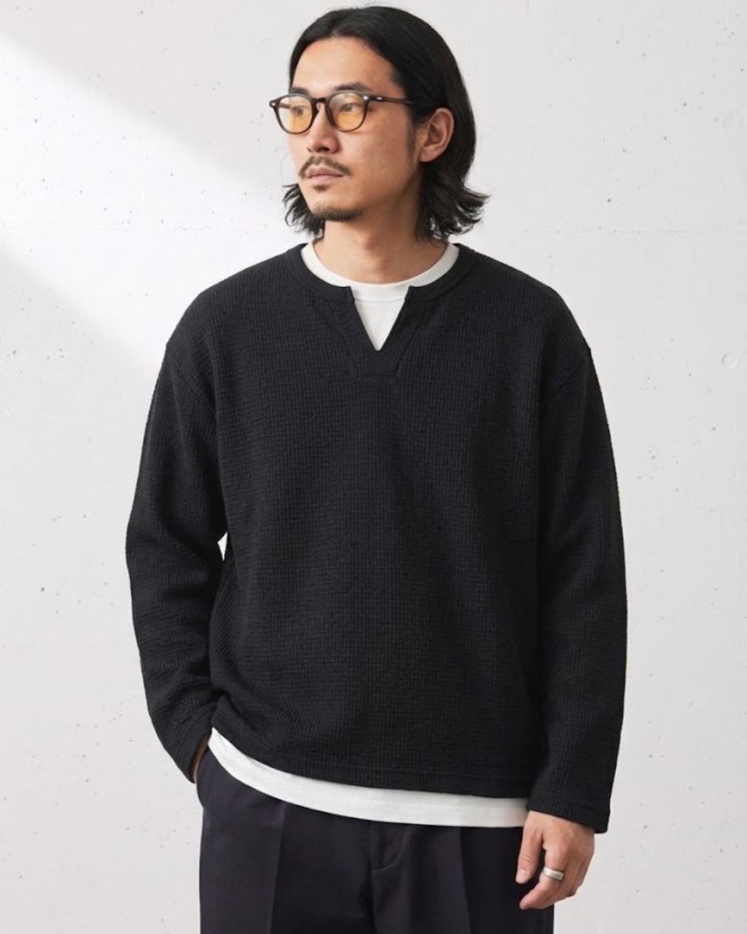V-Neck Classic Style Sweater｜BM-T-112