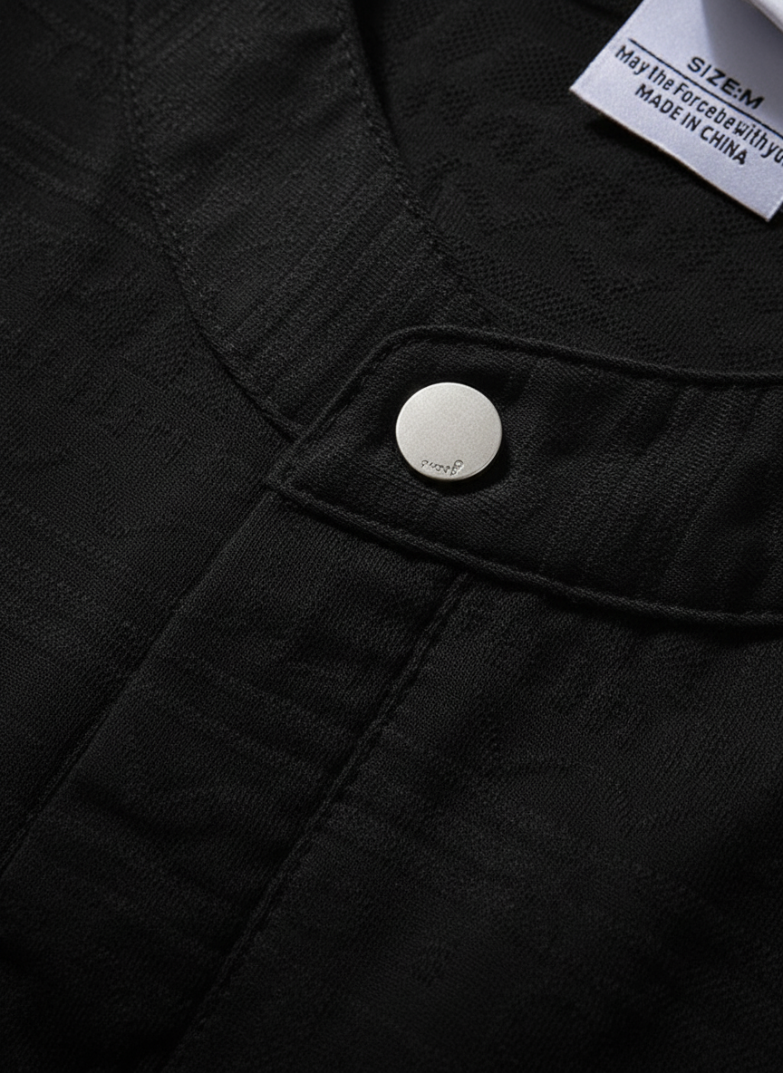 Soft Breathable Relaxed Henley Tee｜BM-T124