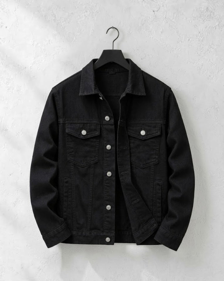 Slim Fit Cotton Denim Trucker Jacket｜BM-O-153