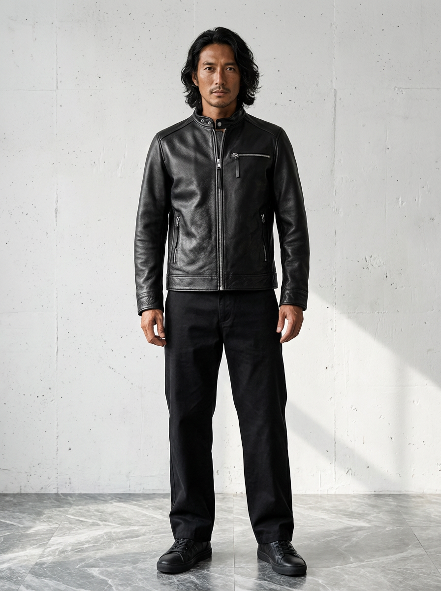 Top Grain Luxury Slim Leather Jacket｜BM-O-126