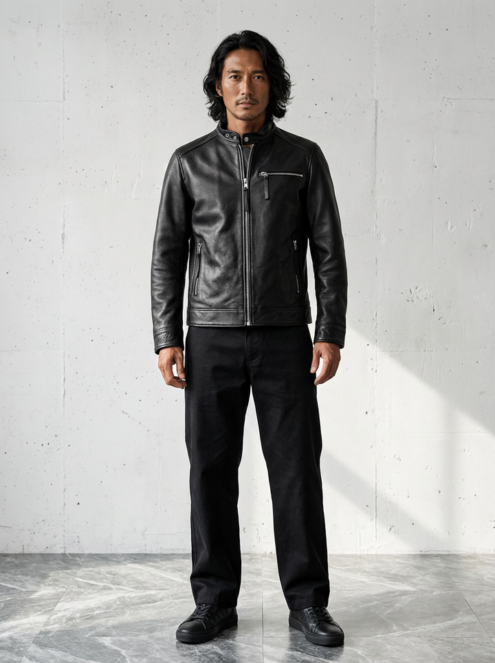 Top Grain Luxury Slim Leather Jacket｜BM-O-126