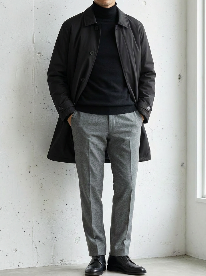 European Luxe Mid-Length Trench Coat｜BM-O-136