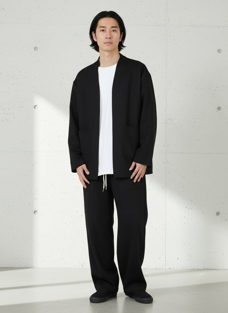 Faux Suede Casual Suit Jacket｜BM-O-106