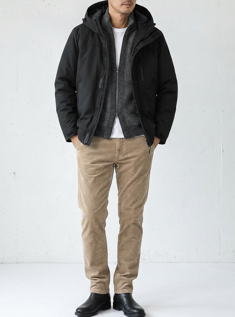 Silver Ion Thermal Reflect Hooded Jacket｜BM-O-134