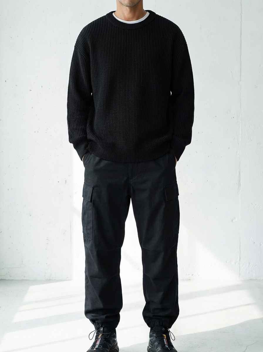 Round Neck Knit Casual Luxe Edition｜BM-T-135