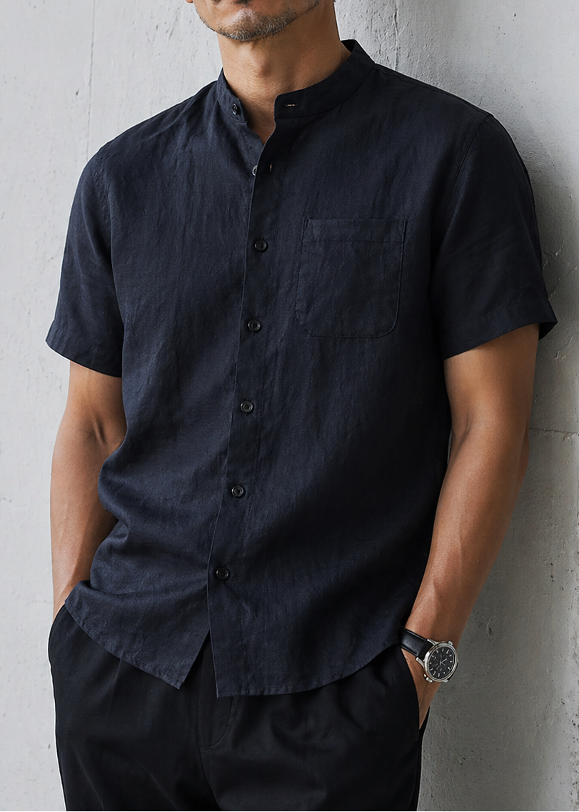 Dignified Square Collar Casual Noir｜BM-T-162