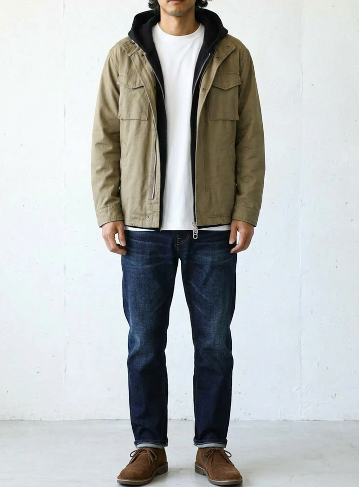 Luxe Zip Aesthetic Hoodie｜BM-T-134