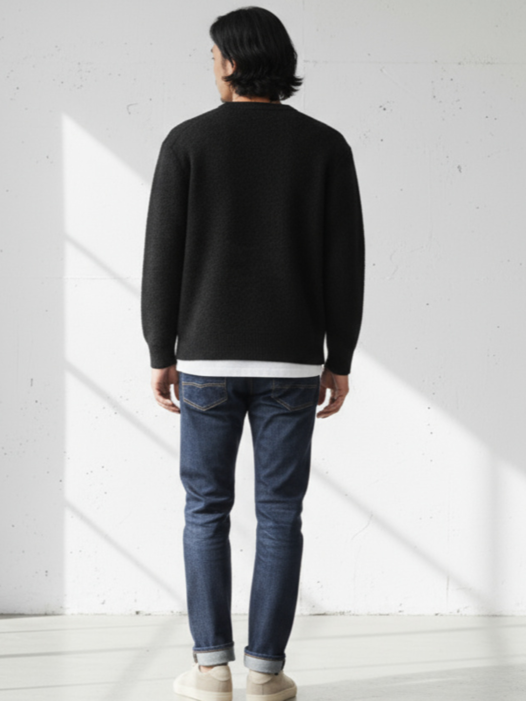 V-Neck Classic Style Sweater｜BM-T-112