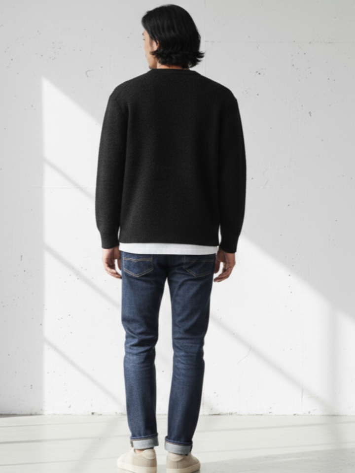 V-Neck Classic Style Sweater｜BM-T-112