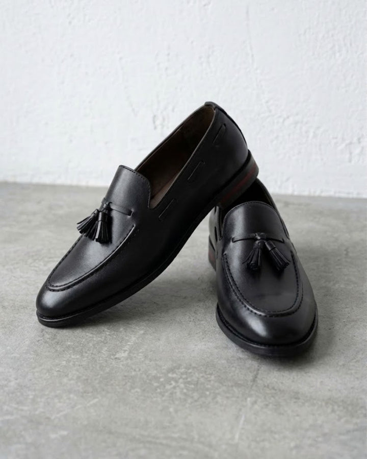 Classic British Leather tassel loafers｜BM-SH-25