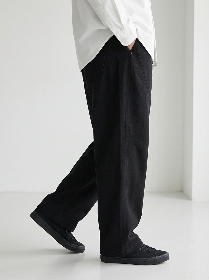 Loose Wide Straight Pants｜BM-B-124