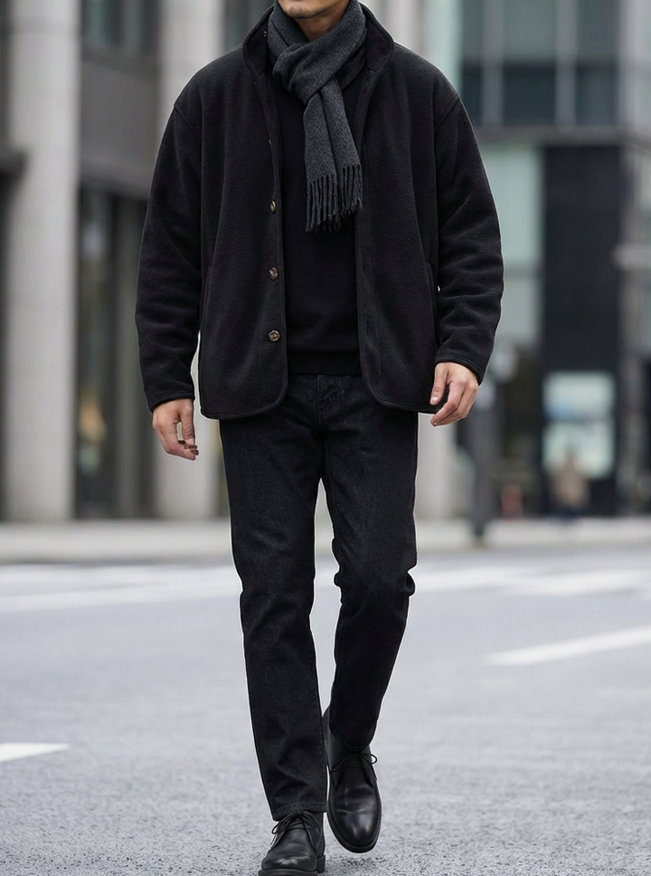 Half High Neck Fleece Jacket｜BM-T-107