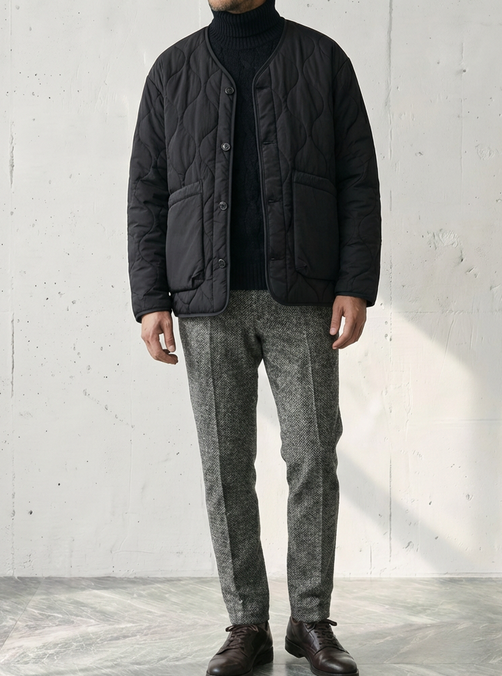 Soft Warmth Padded Cotton Jacket｜BM-O-125