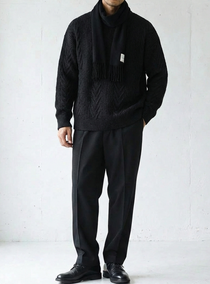 Crafted From Premium Cotton Wool Knit｜BM-T-143