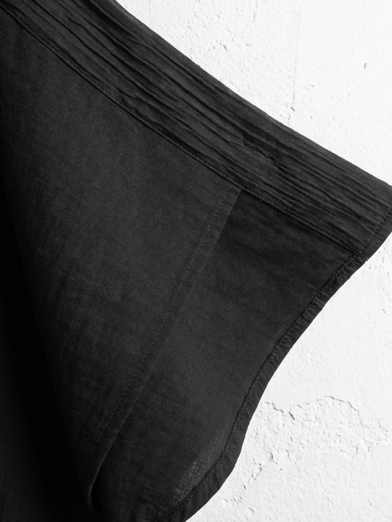 Soft-Crease Modern Form Black Shirt｜BM-T-144