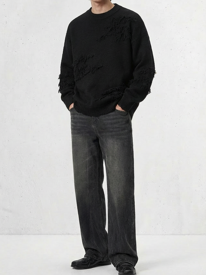 Vintage Style Lazy Modern Crew Knit｜BM-T-145