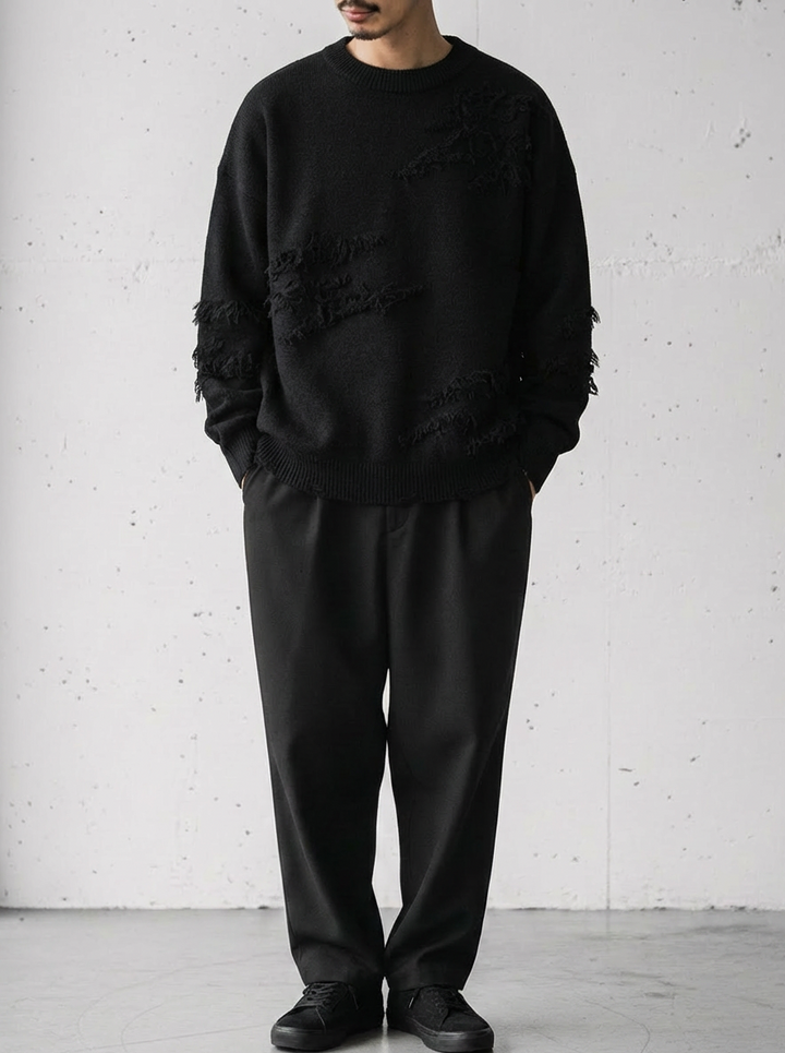 Vintage Style Lazy Modern Crew Knit｜BM-T-145