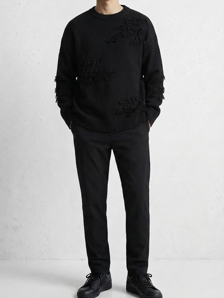 Vintage Style Lazy Modern Crew Knit｜BM-T-145