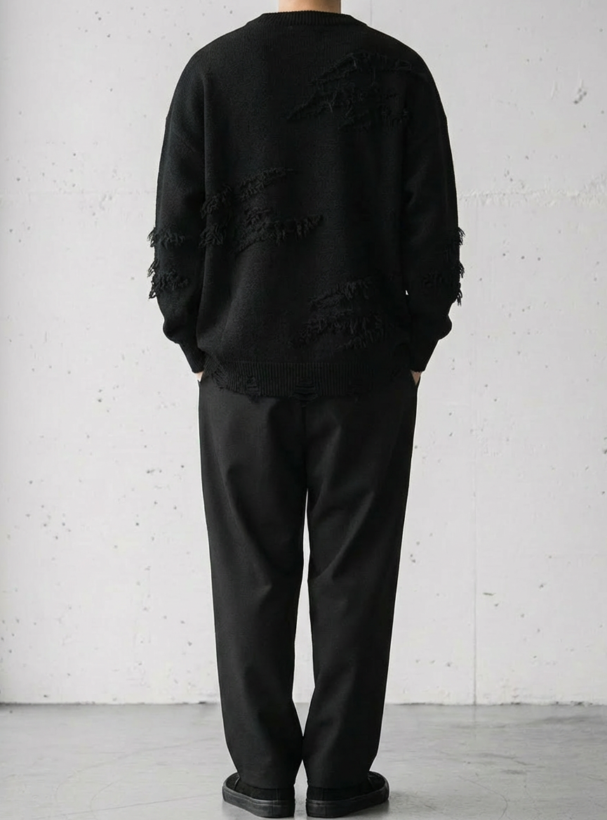 Vintage Style Lazy Modern Crew Knit｜BM-T-145