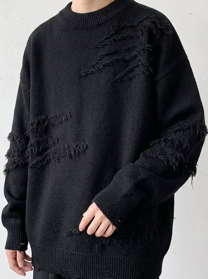 Vintage Style Lazy Modern Crew Knit｜BM-T-145