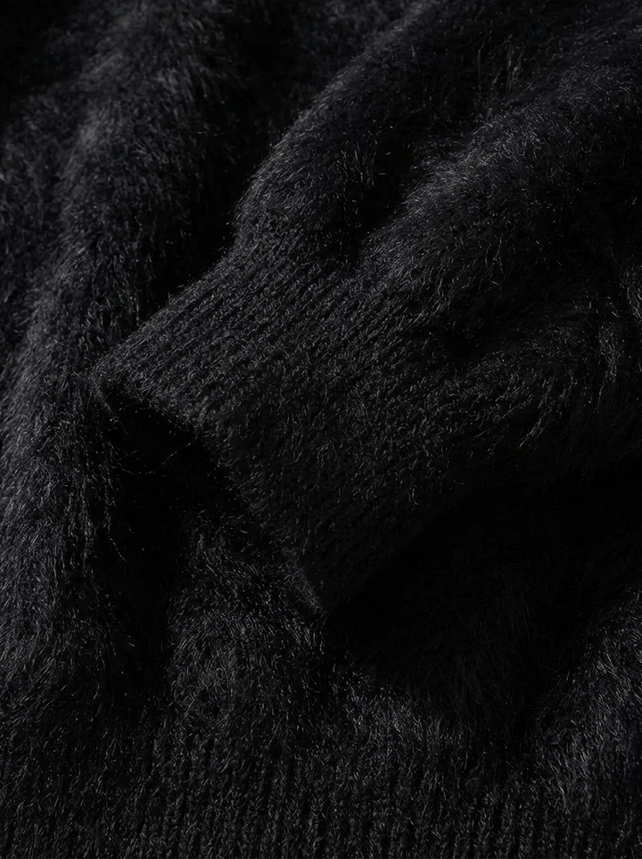 Soft Textured Relax Wool Touch Knit ｜BM-T-146