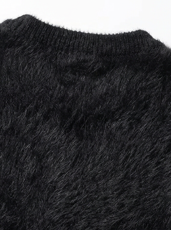 Soft Textured Relax Wool Touch Knit ｜BM-T-146