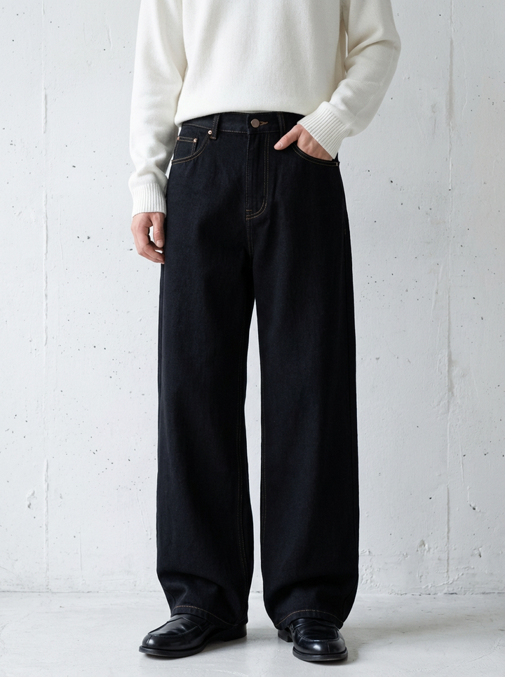 Black Denim Street Relaxed Fit Edition｜BM-B-128