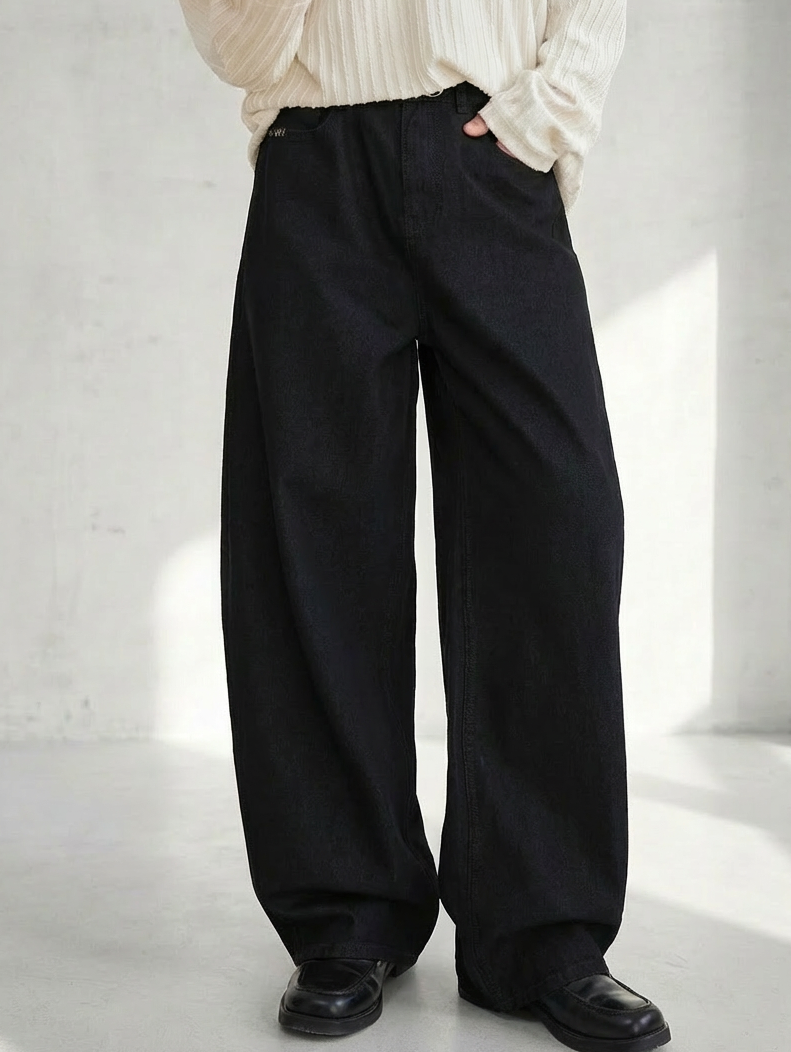 Black Denim Street Relaxed Fit Edition｜BM-B-128