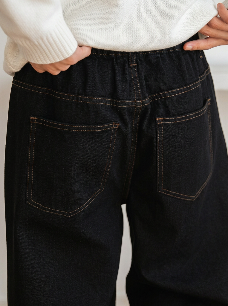 Black Denim Street Relaxed Fit Edition｜BM-B-128