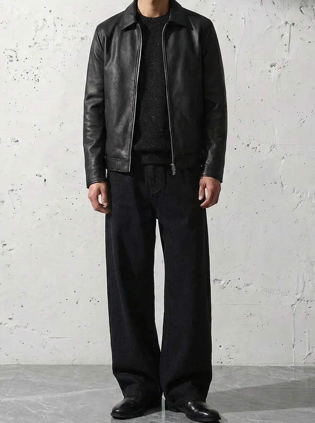 Black Denim Street Relaxed Fit Edition｜BM-B-128