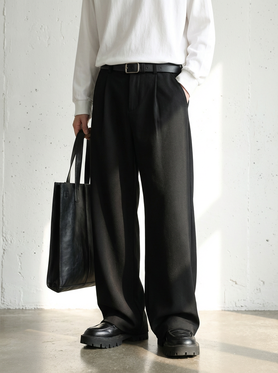 Wool Blend Modern Street Tailor｜BM-B-130