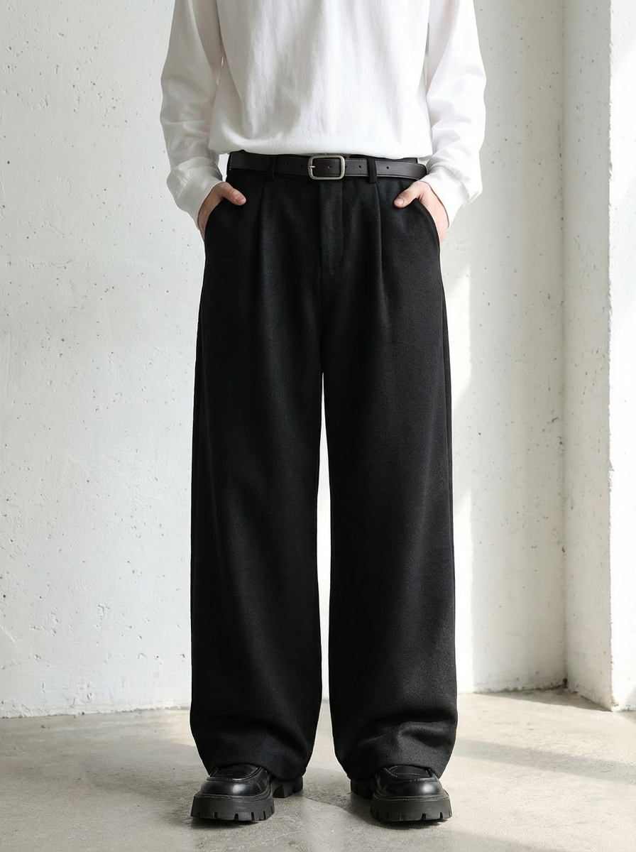 Wool Blend Modern Street Tailor｜BM-B-130