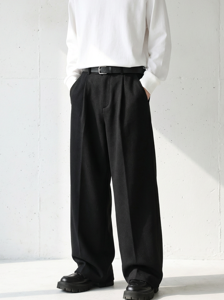 Wool Blend Modern Street Tailor｜BM-B-130