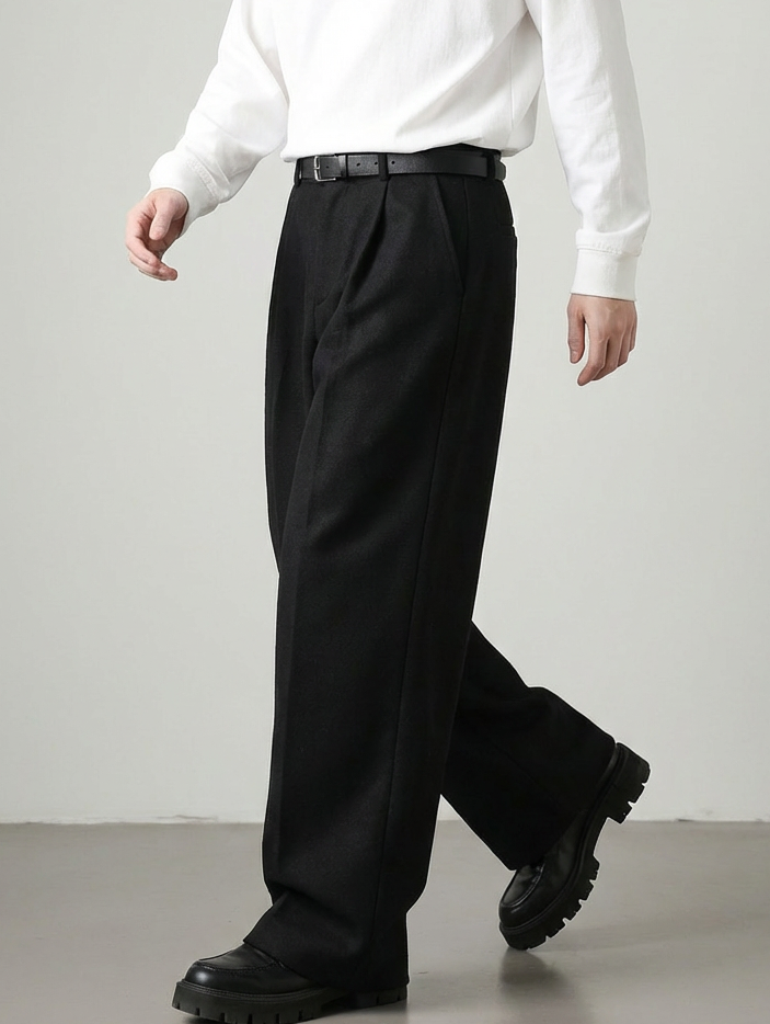 Wool Blend Modern Street Tailor｜BM-B-130