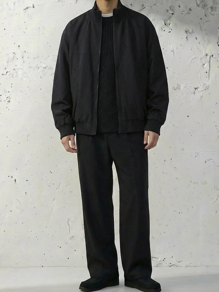 Navy Tailored Edition Flight Luxury Jacket｜BM-O-138