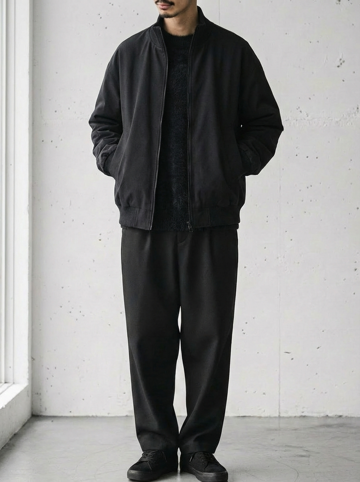 Navy Tailored Edition Flight Luxury Jacket｜BM-O-138