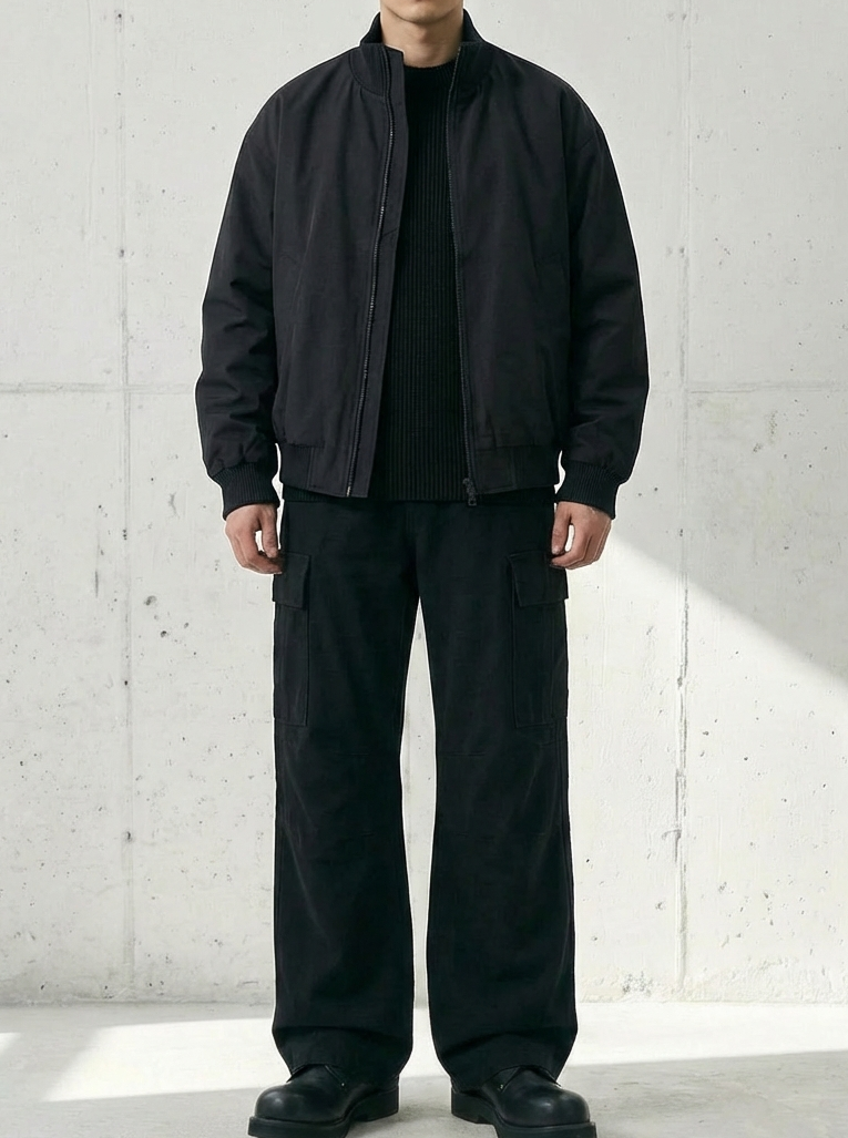 Navy Tailored Edition Flight Luxury Jacket｜BM-O-138