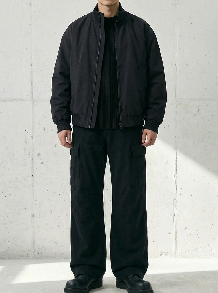 Navy Tailored Edition Flight Luxury Jacket｜BM-O-138