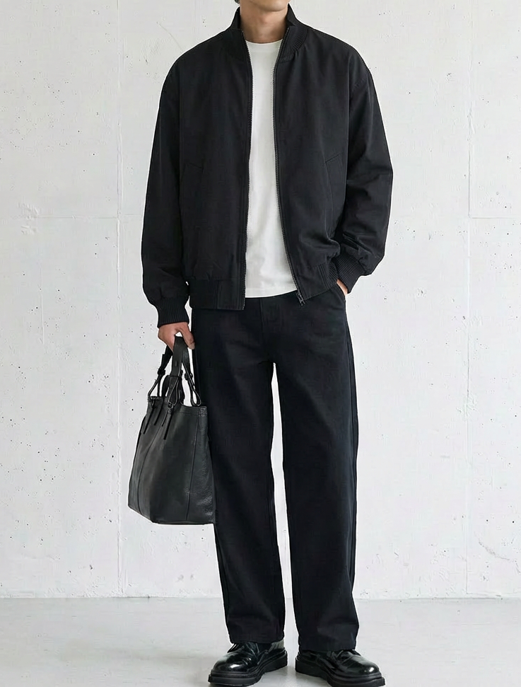 Navy Tailored Edition Flight Luxury Jacket｜BM-O-138