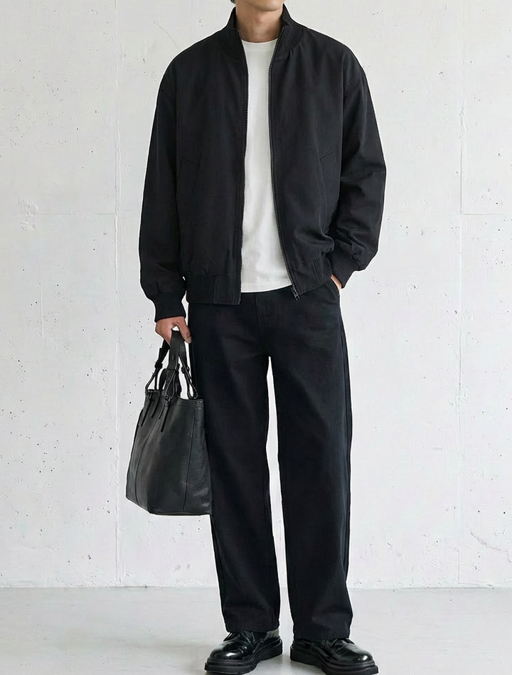 Navy Tailored Edition Flight Luxury Jacket｜BM-O-138