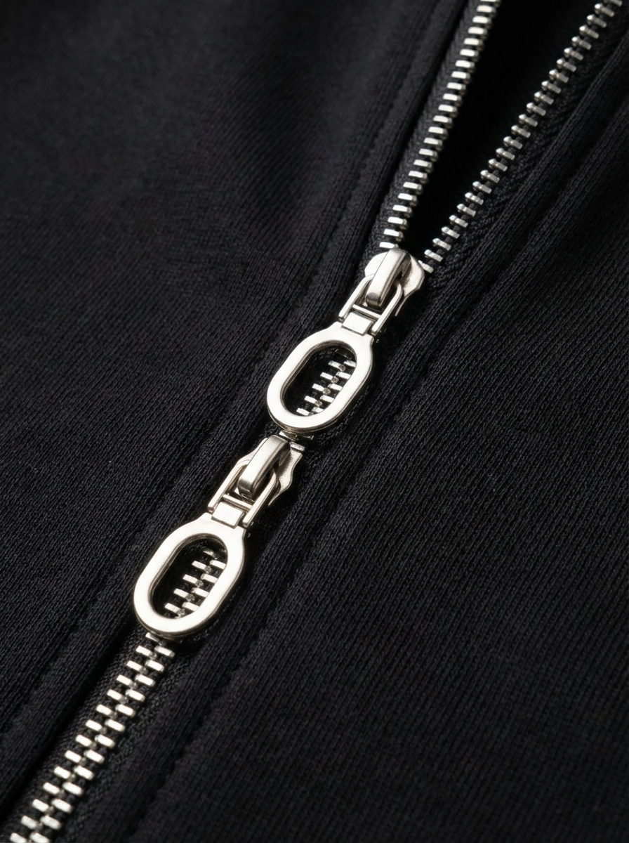 Luxe Zip Aesthetic Hoodie｜BM-T-134